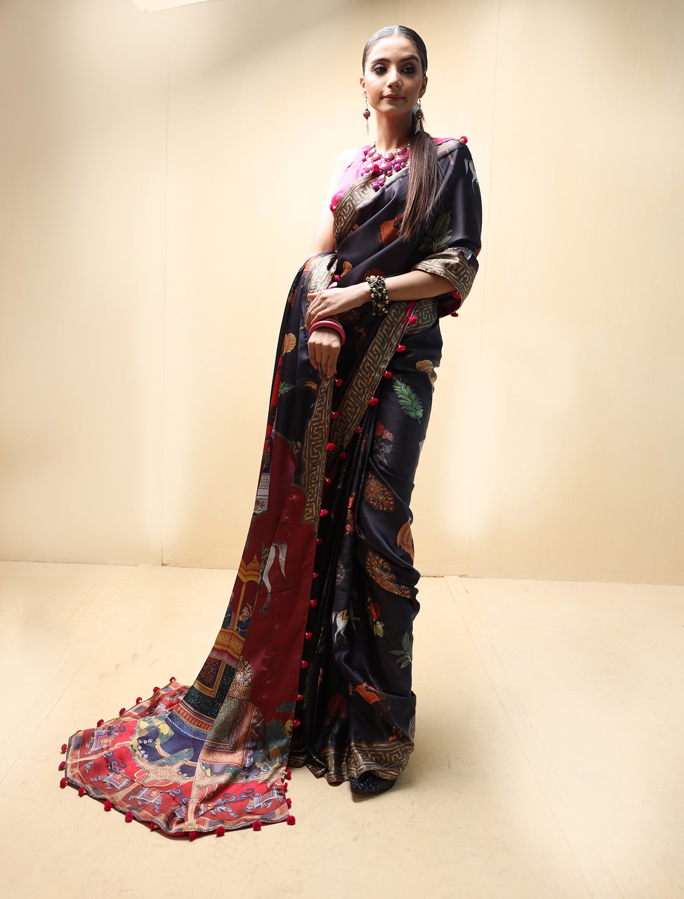 Garnet Saree