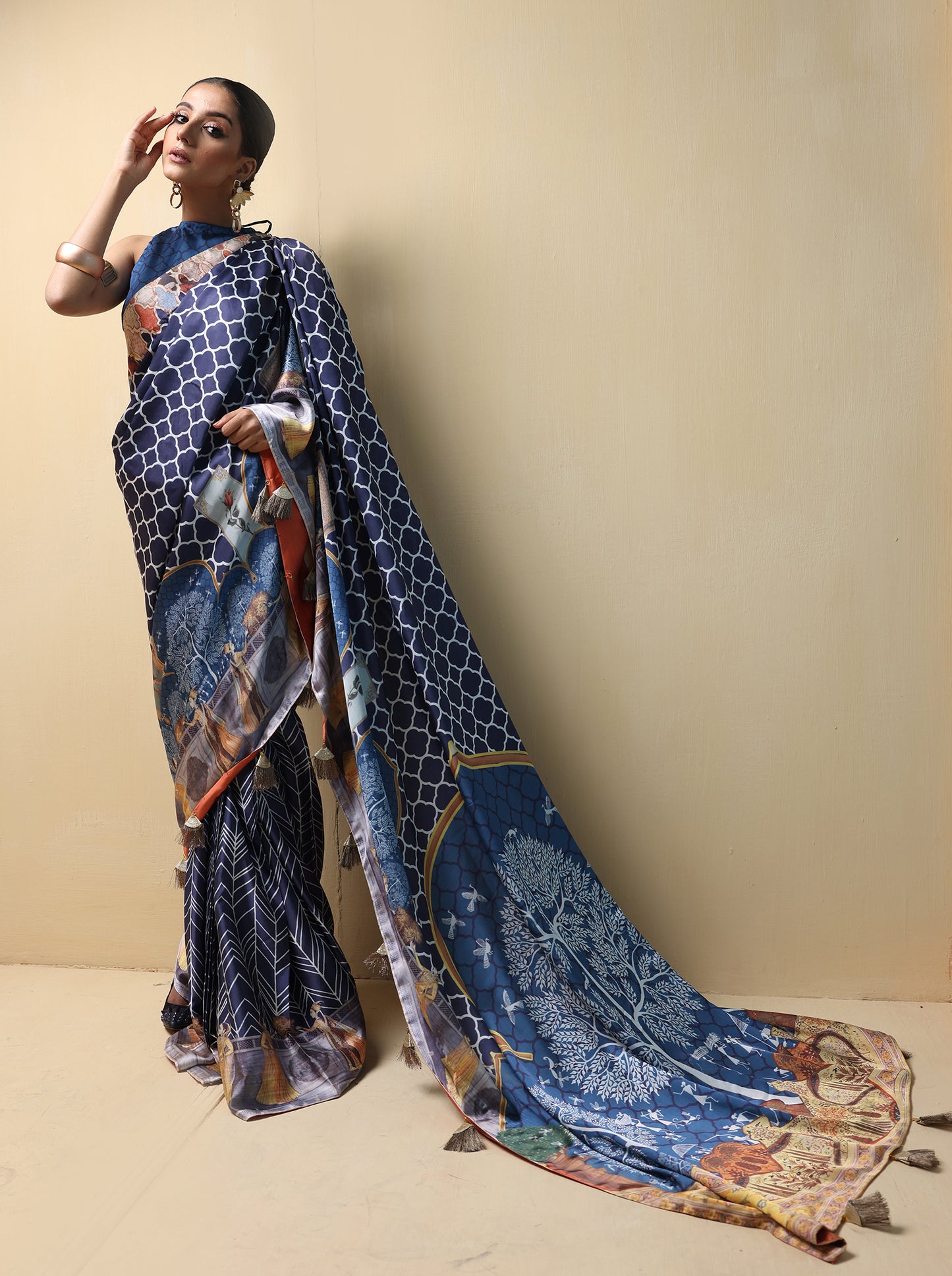 Topaz Saree