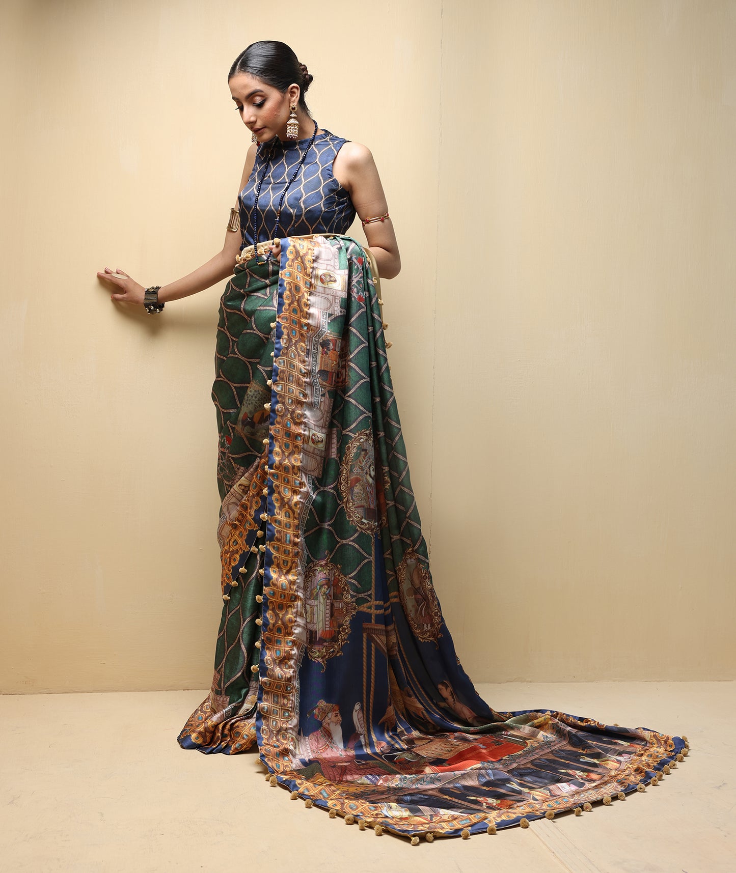 Emerald Saree